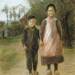 Boy and Girl on a Village Street